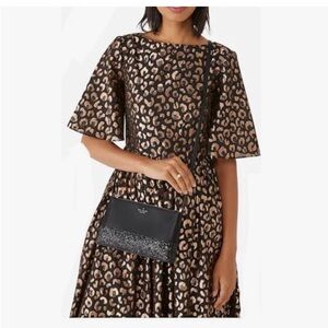 Kate Spade Flash Dipped Glitter Crossbody Bag Purse